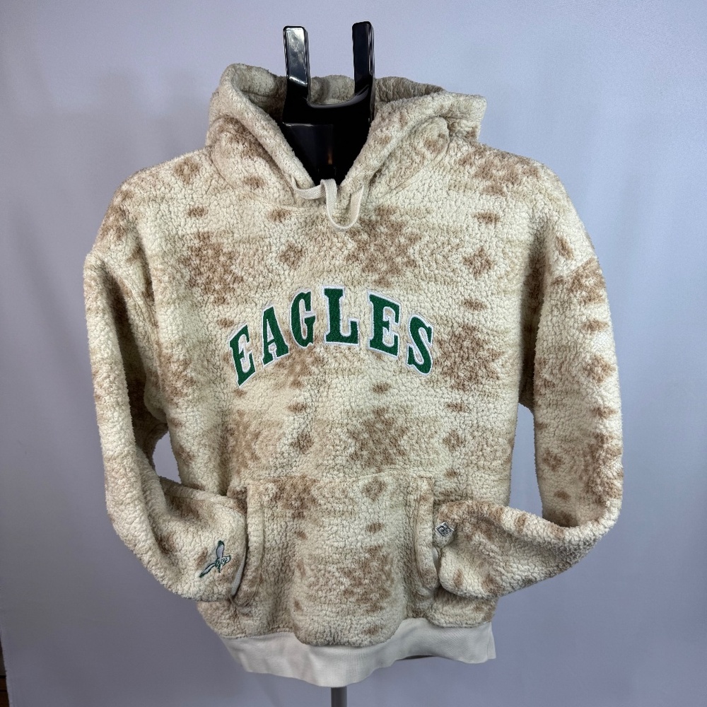 TAILGATE x American Eagle Philadelphia Eagles Sherpa Hoodie Small NFL Pullover
